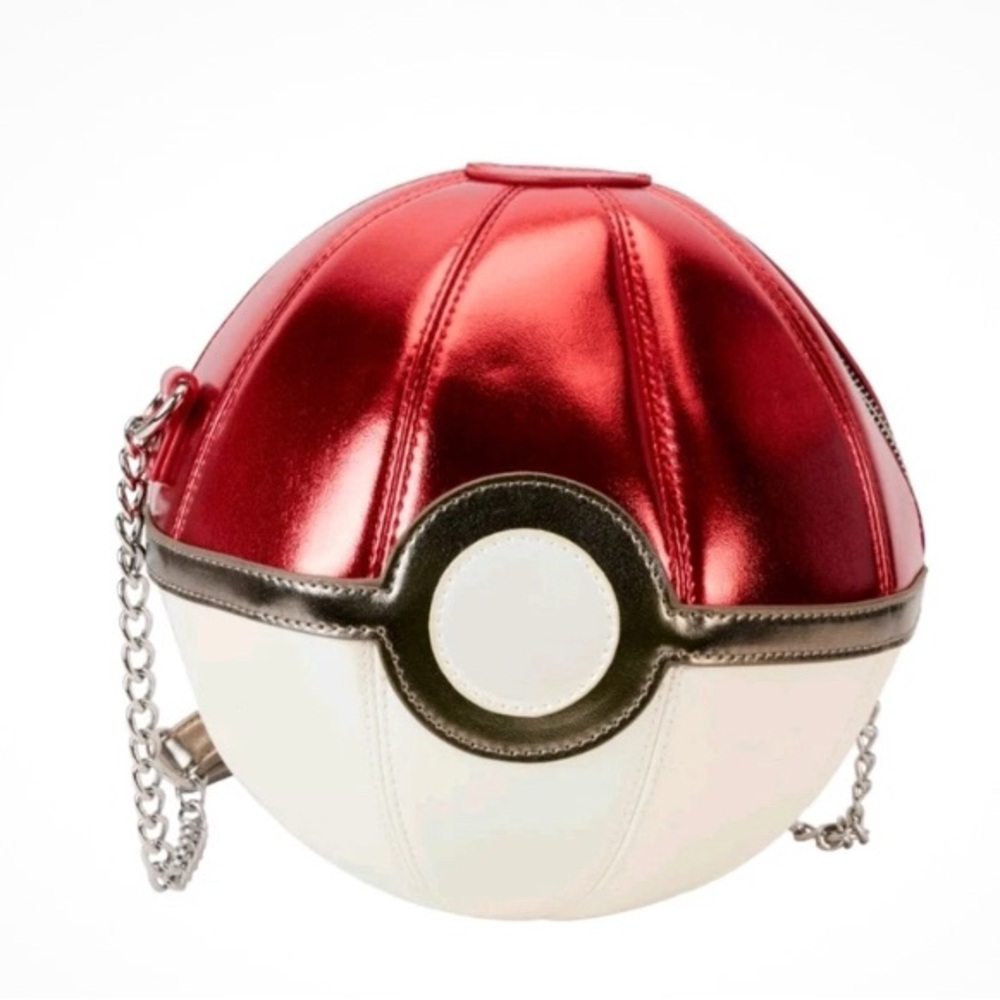 Loungefly Red White Poké Ball Crossbody Bag